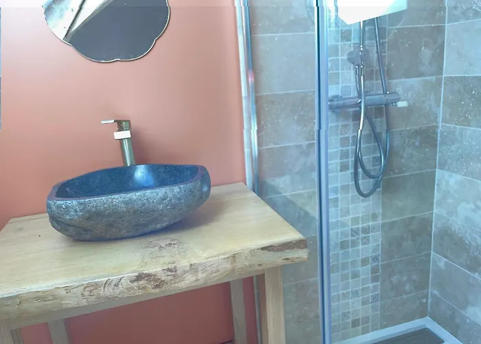 De Charme Près Du Mans Pour 4 Avec Piscine Naturelle - Fr-1-410-473 Hébergement de vacances